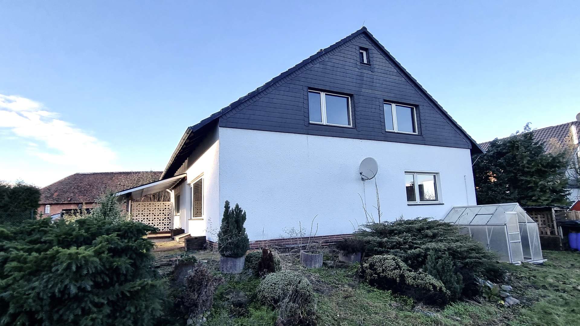 Rückansicht Haus