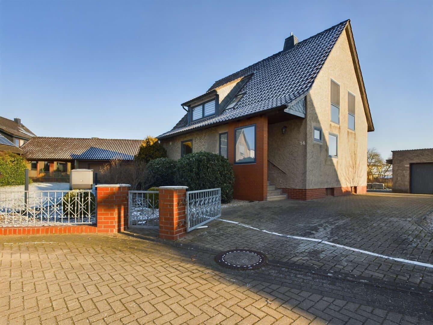 Ansicht von der Straße