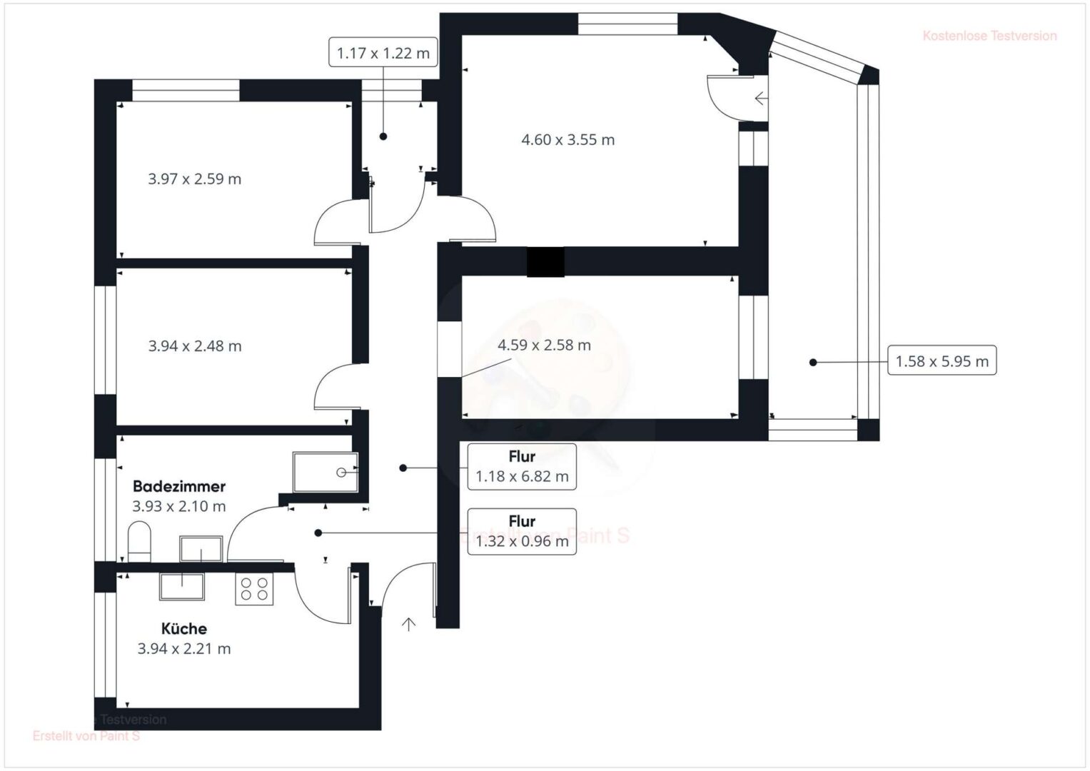 Grundriss Option 1