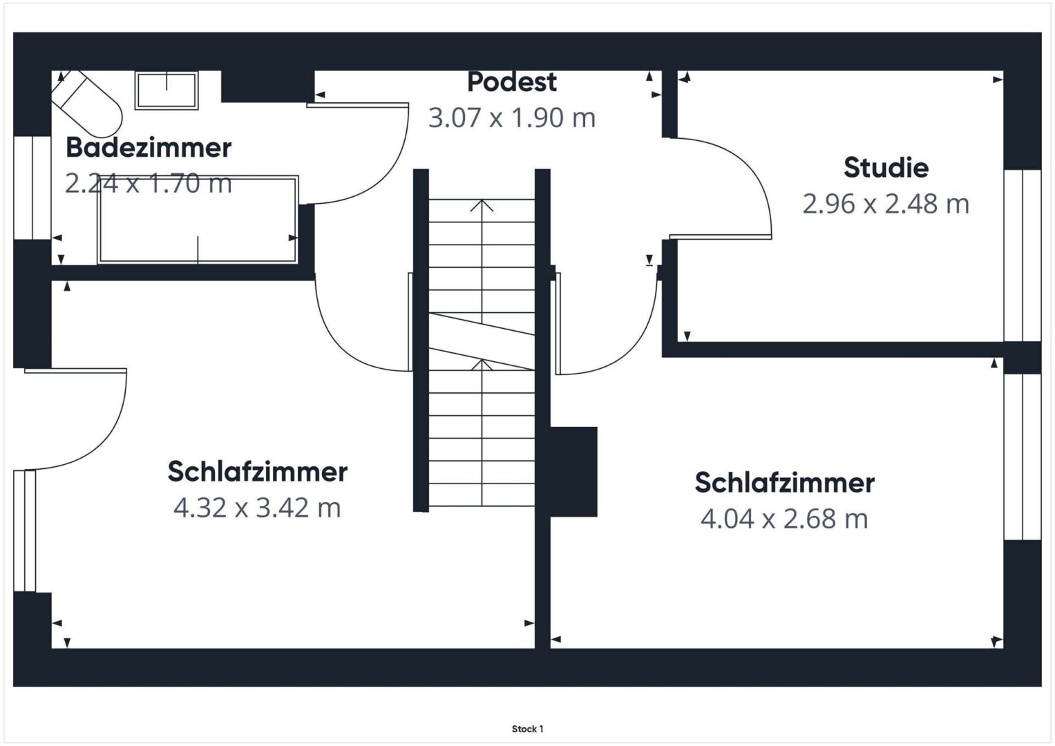 Grundriss Obergeschoss