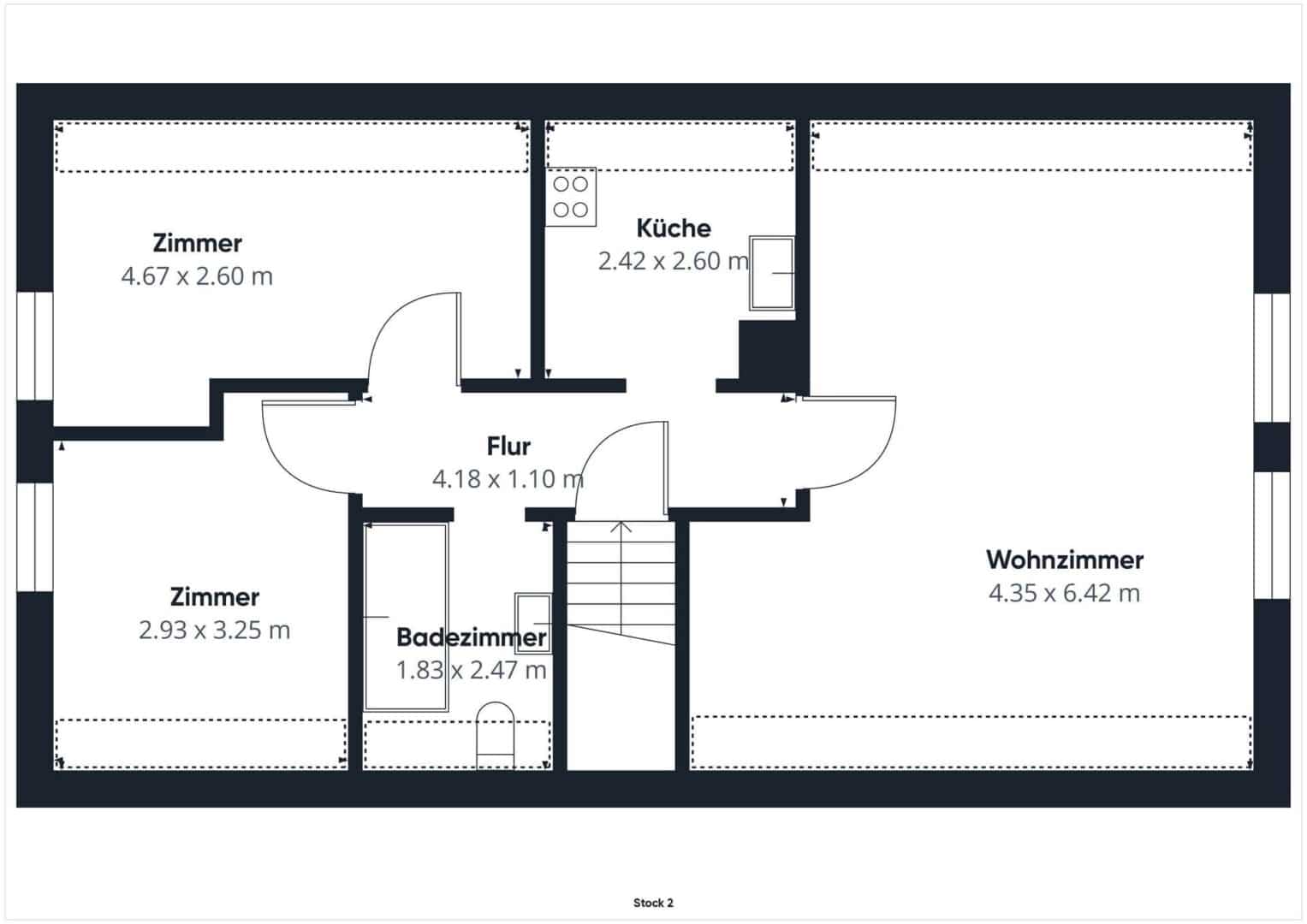 Grundriss Dachgeschoss
