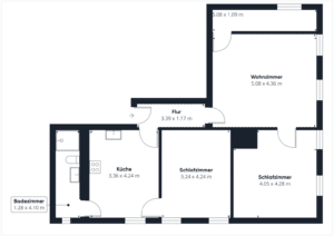 Grundriss Wohnung 4