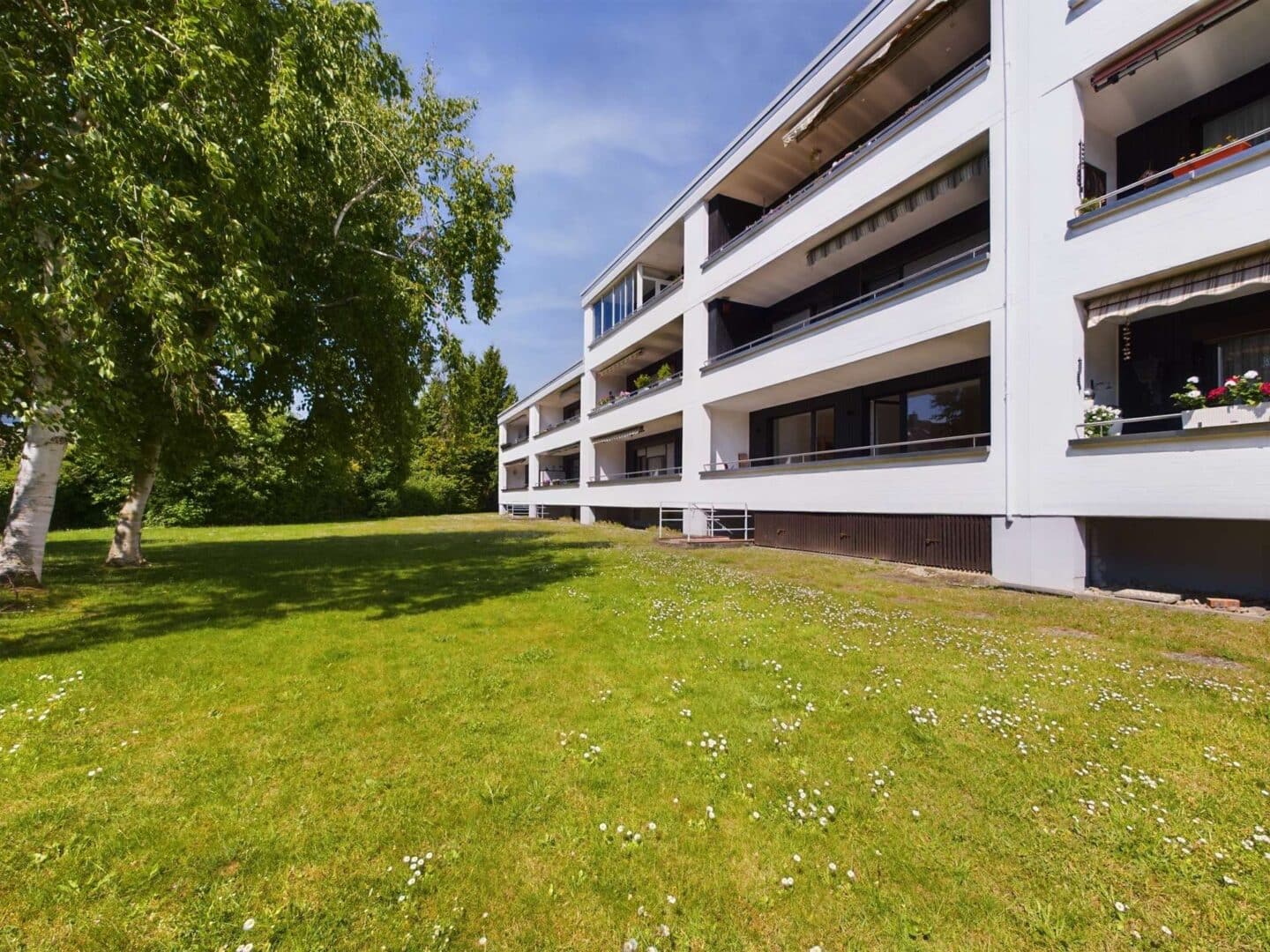 Hausansicht Rückseite + Gartennutzung