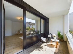 Balkon am Wohnzimmer