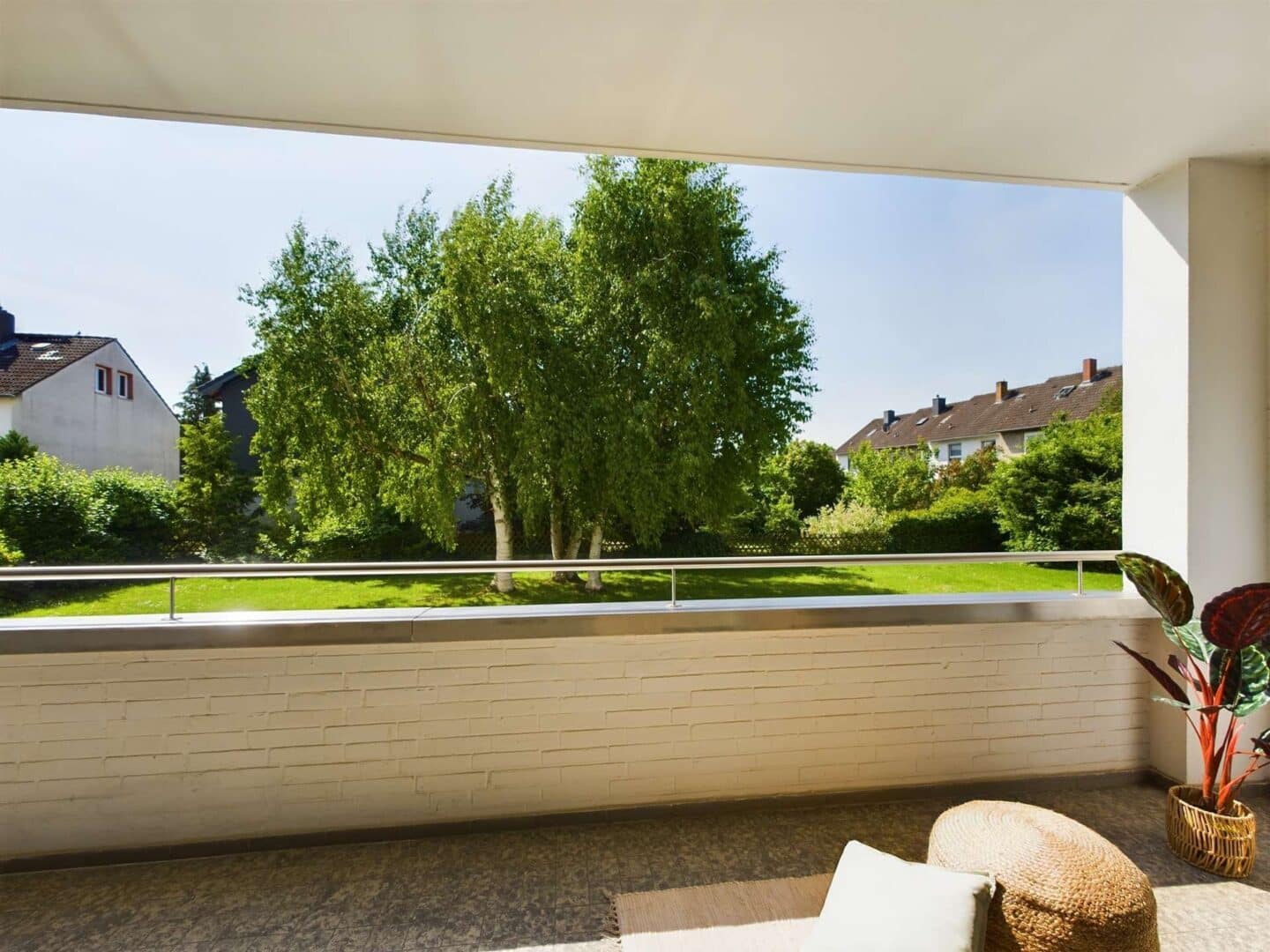 Aussicht vom Balkon