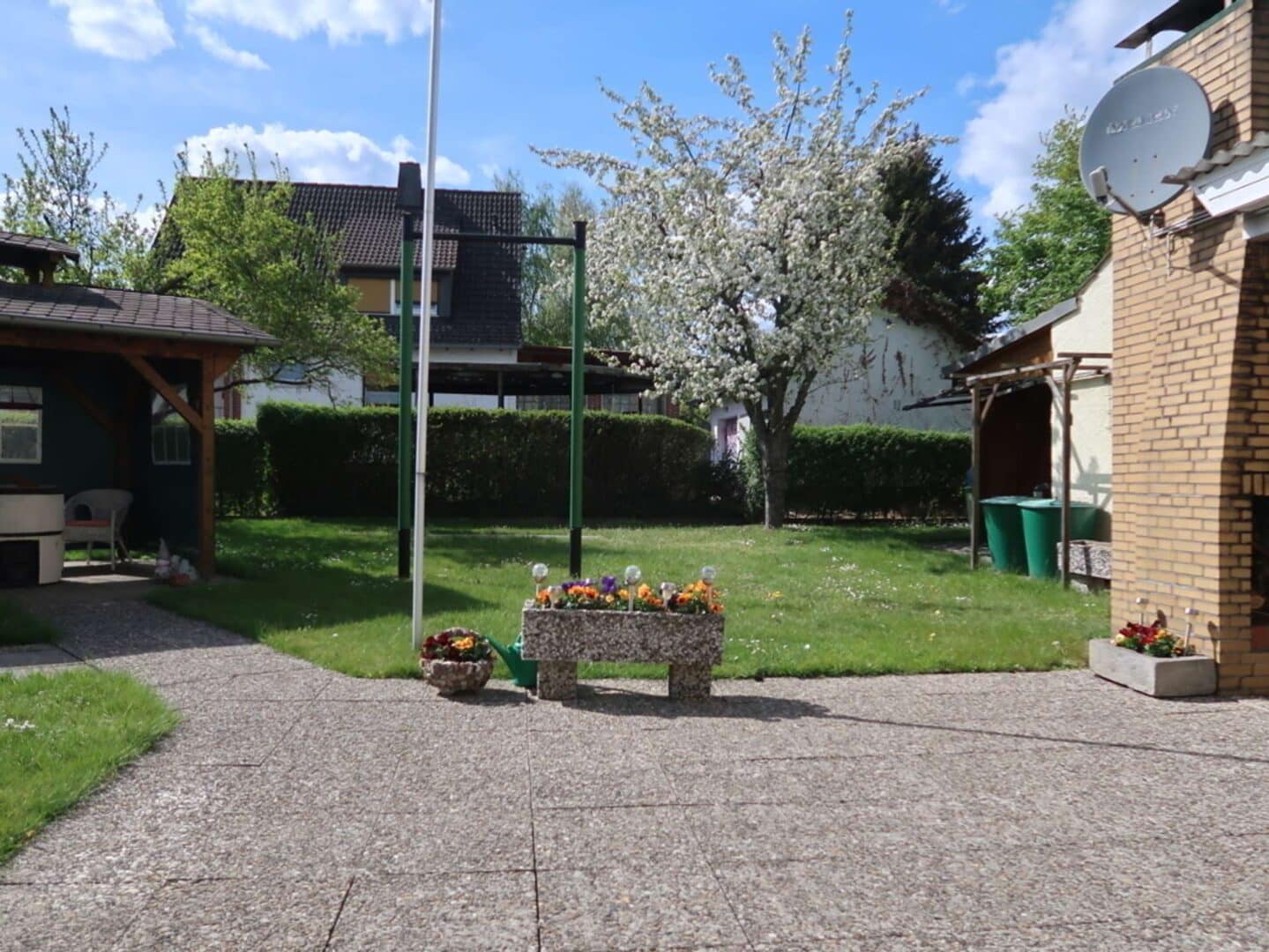 Garten geschützt
