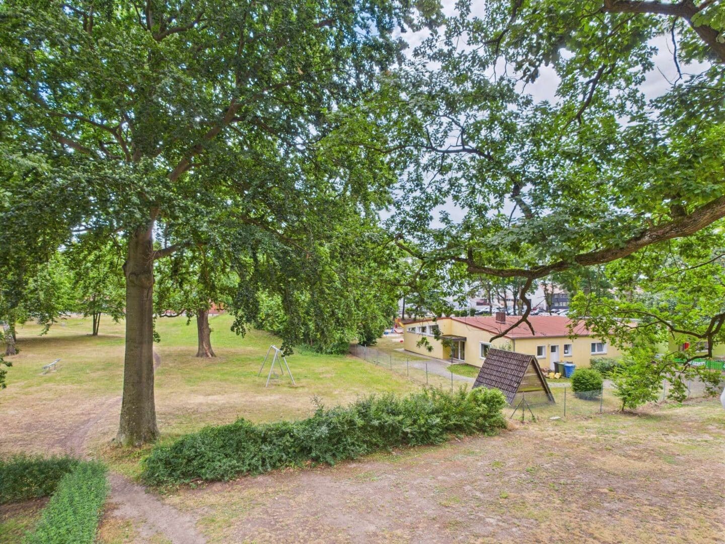 Blick vom Balkon