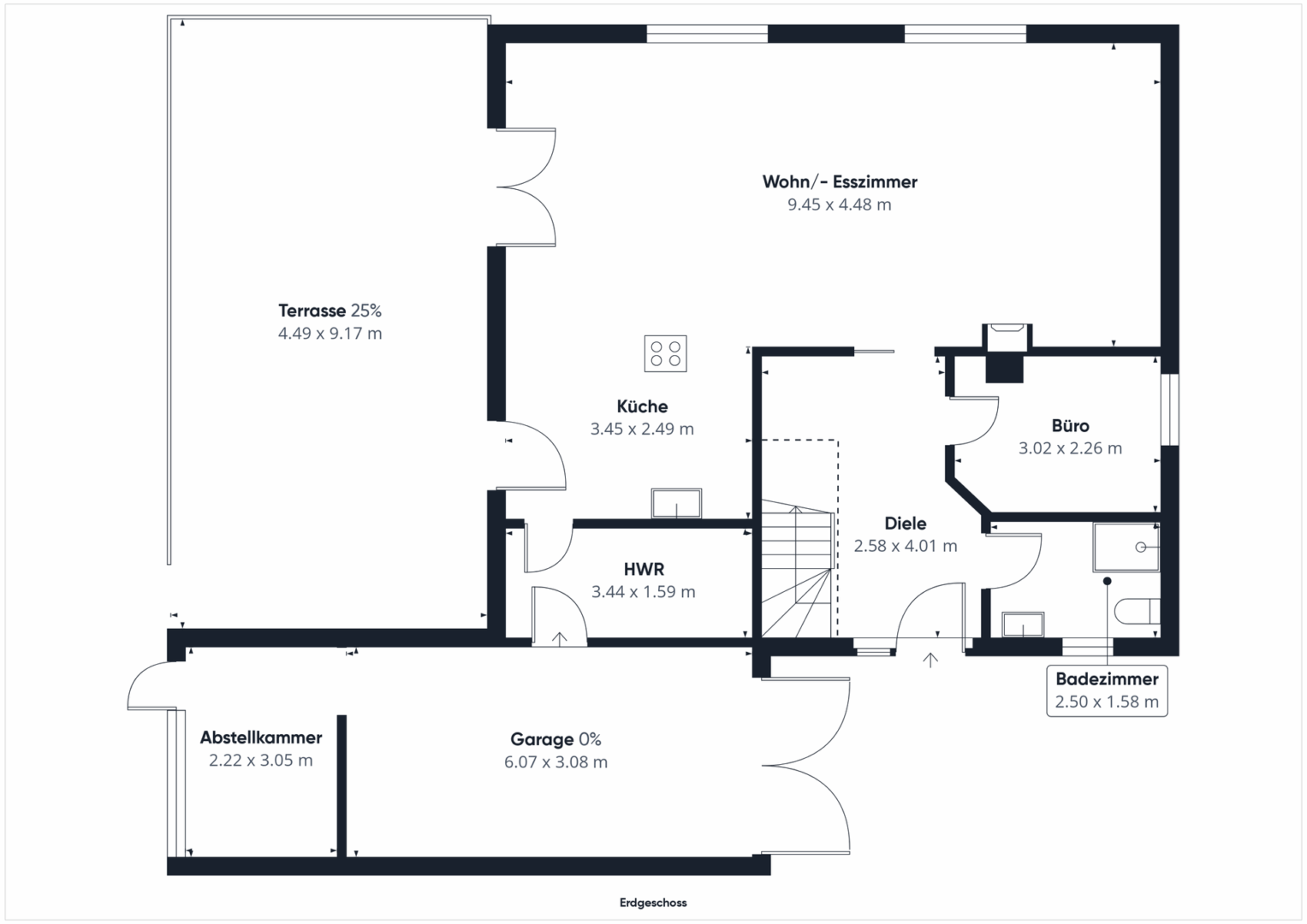 Grundriss Erdgeschoss