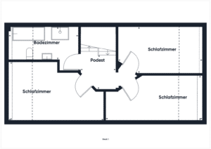 Grundriss Obergeschoss