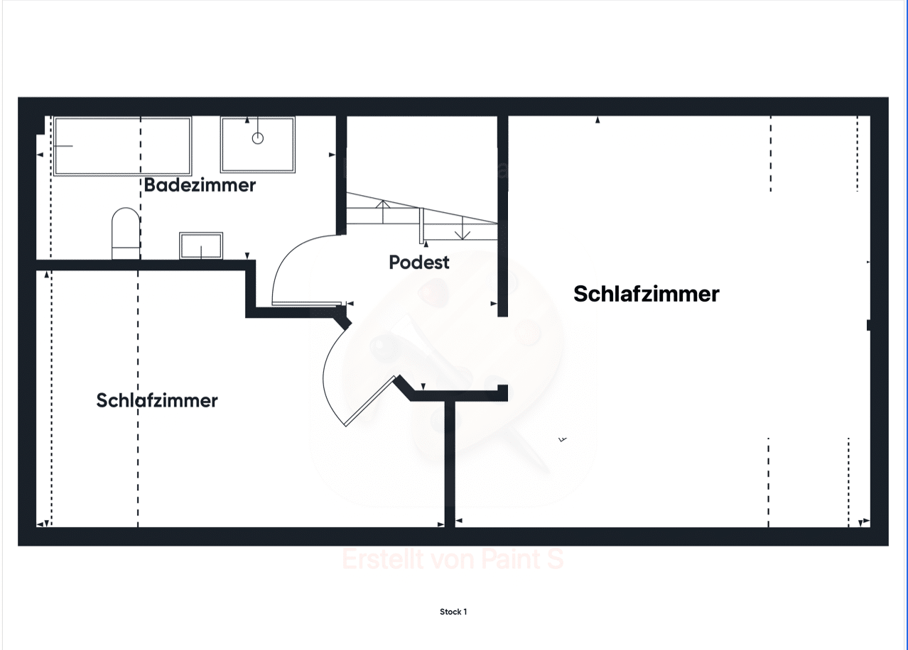 Grundrissalternative Obergeschoss