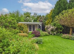 Ansicht Gartenlaube