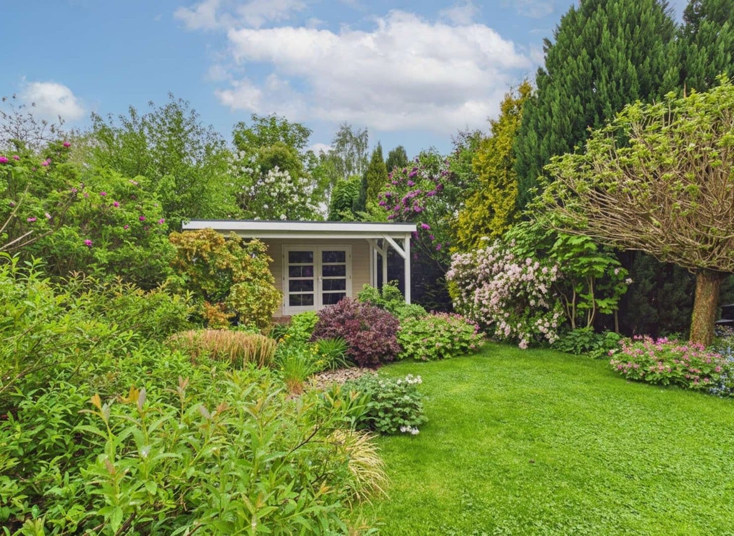 Ansicht Gartenlaube