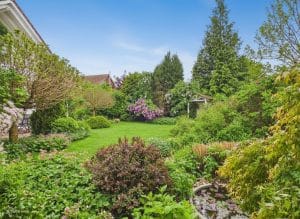 Aussicht Gartenlaube
