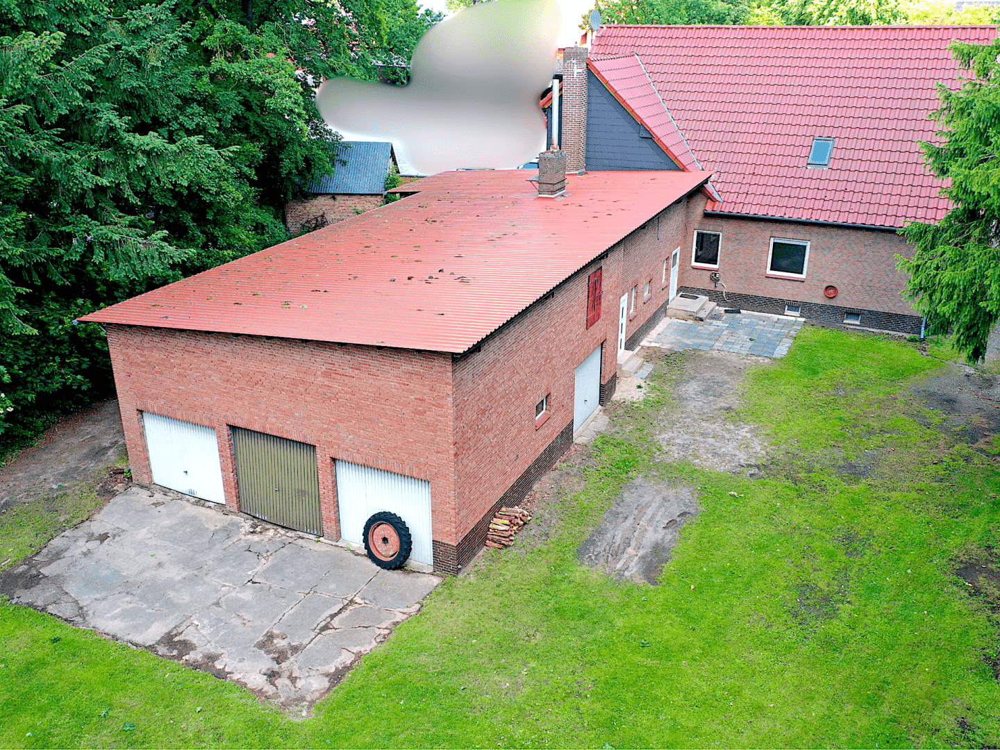 Gesamtansicht Anbau / Innenhof