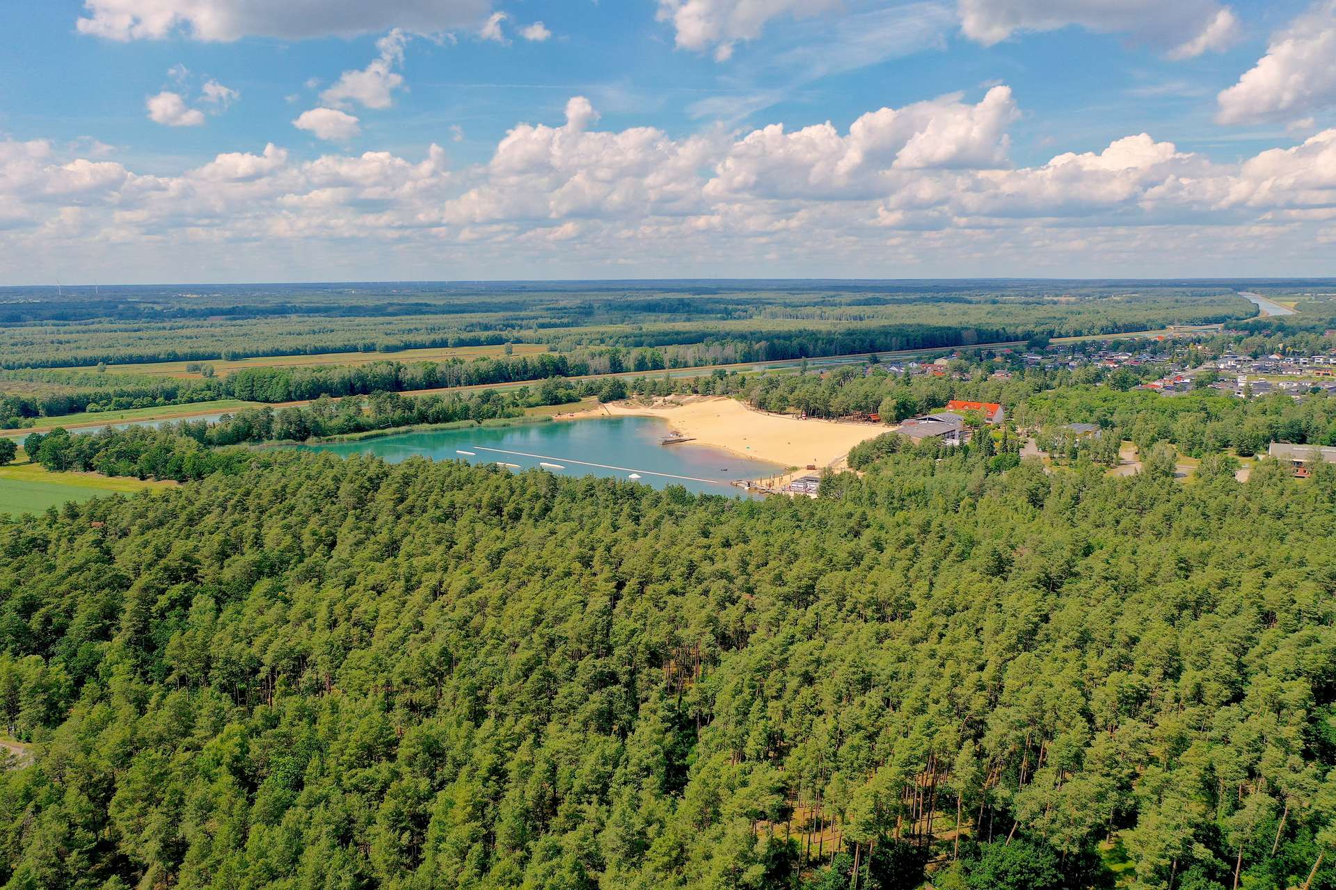 Bernsteinsee in der Nähe