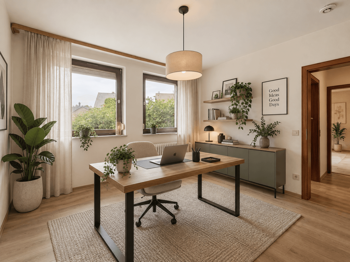 Zimmer 1 (als Büro digital bearbeitet)
