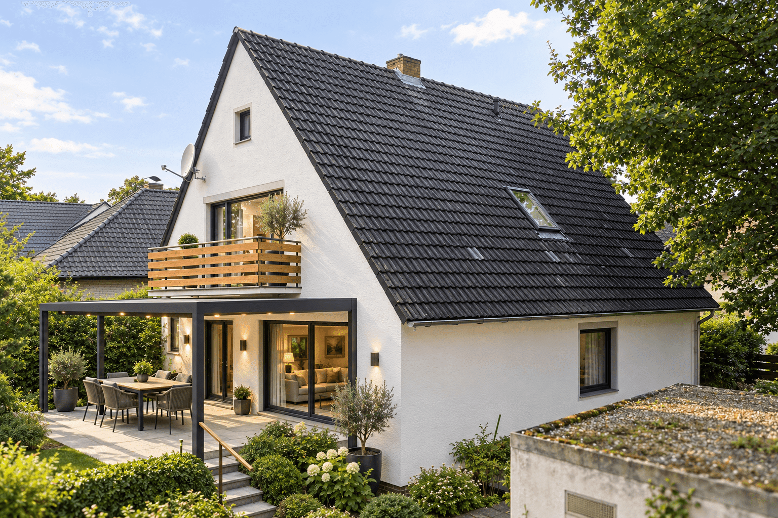Haus Gartenansicht 2 (digital bearbeitet)