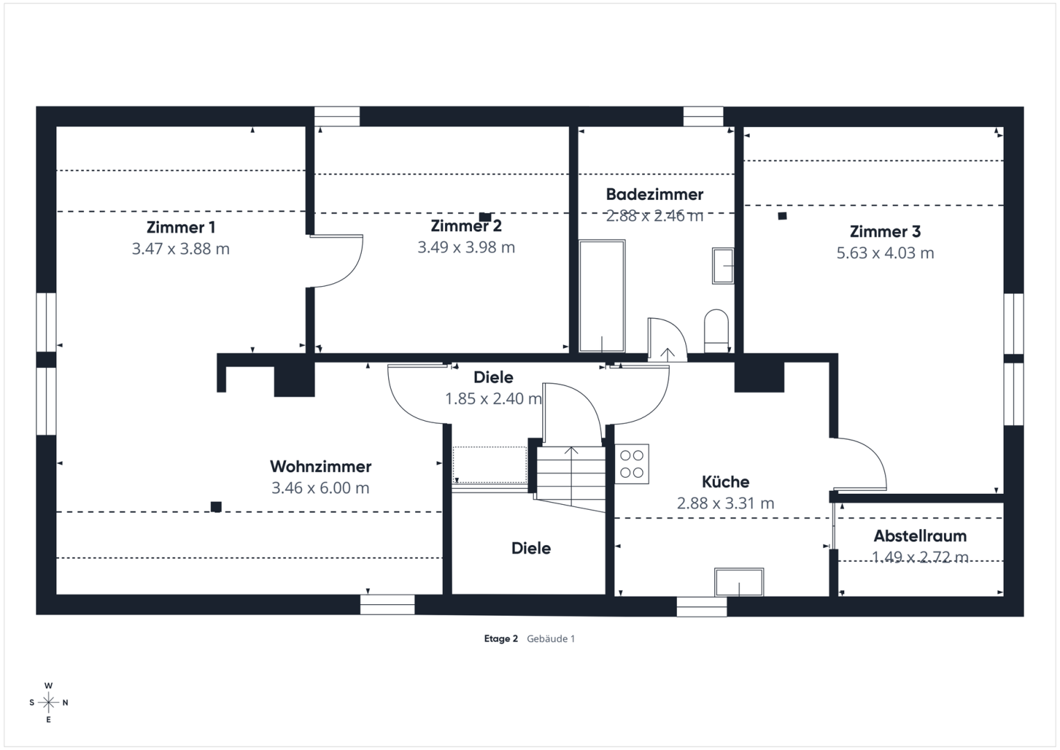 Dachgeschoss Grundriss